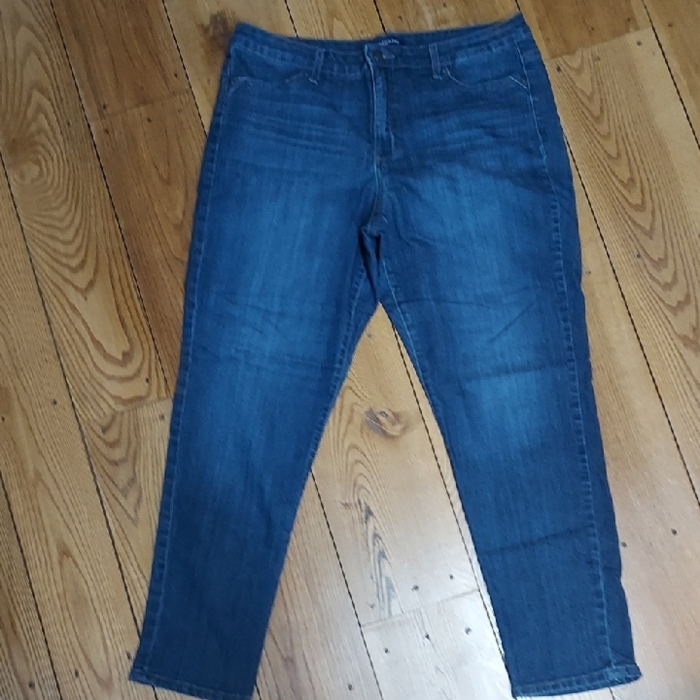 Bandolino Karyn Boyfriend Blue Denim Jeans - Picture 3 of 6